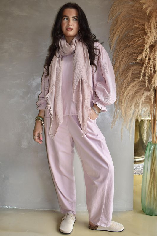 Atik Batwing Top Rose 